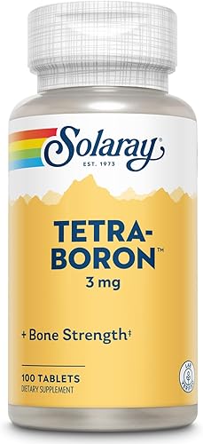 Solaray Tetra Boron 3mg Tabletas | 100 unidades