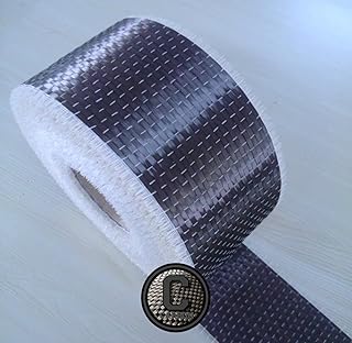 OFC 10cm de largura 12k 200g tecido Unidirecional de carbono real para reforço estrutural tecido de carbono elástico liso xadrez grande carro tecido de fibra de carbono Forjado (2M)