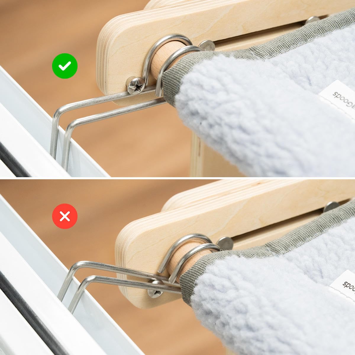 InnovaGoods® Hanging Cat Hammock, Wool Cat Bed, Scratch Resistant Hammock, Cat Bed Pas de Griffes ou de Marques sur Les Surfaces, Convient à Divers usages et espaces.
