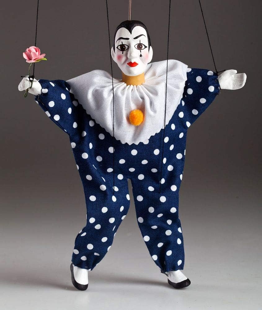 Lovely Pierrot String Puppet, by Czech Marionettes : Toys & Games