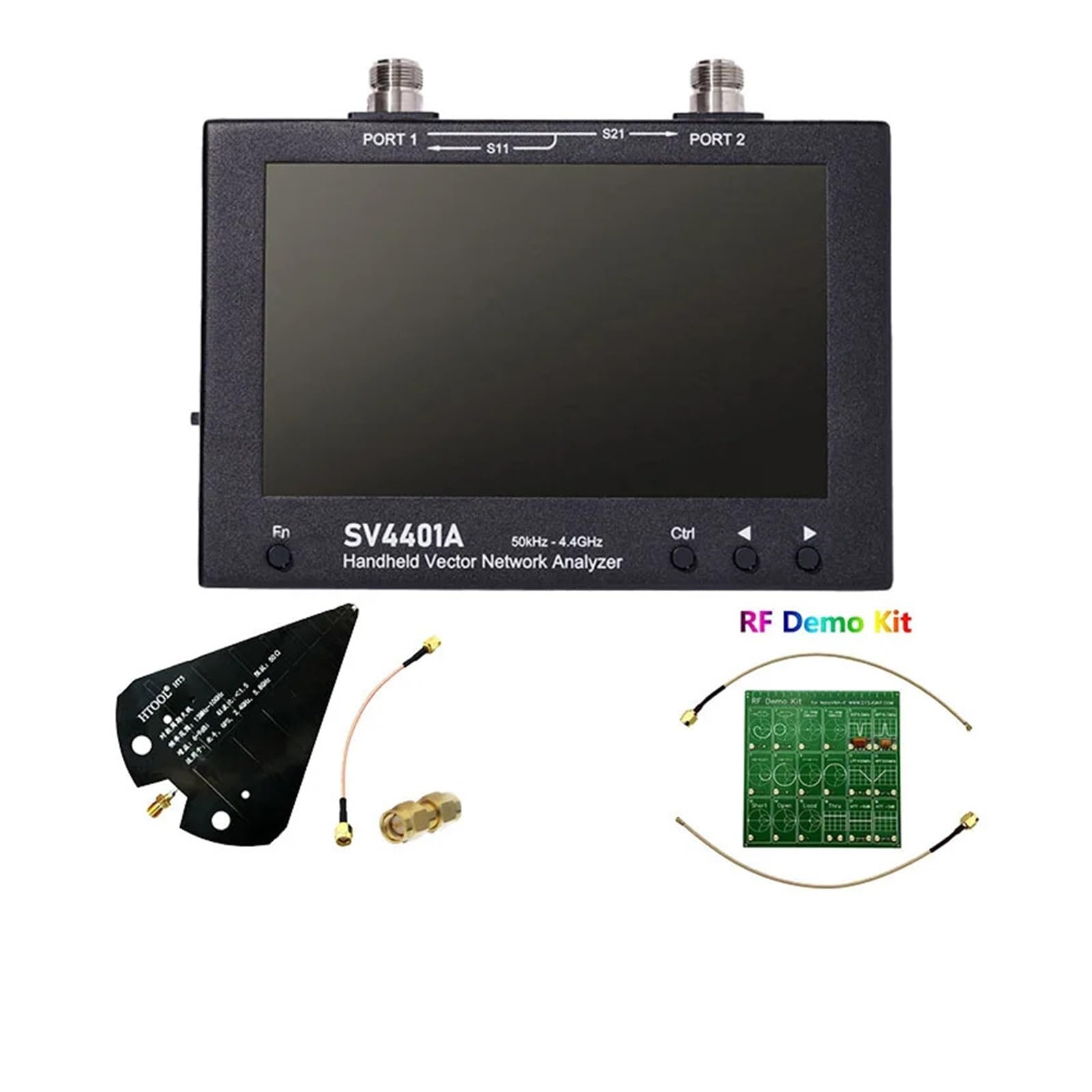 Analizzatore portatile tenuto in mano della rete di vettore per la misura dell'antenna di rf, strumento per i circuiti di prova e di risoluzione dei problemi