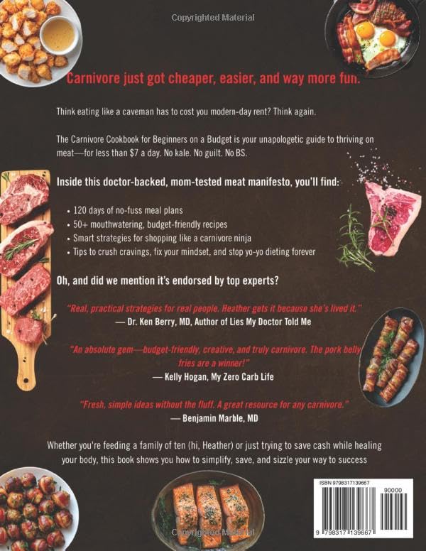 Miniatura 2 de The Carnivore Diet Cookbook for Beginners on a Budget $7DAY 120-DAY MEAL PLAN, SMART SHOPPING & EASY MEAT-BASED RECIPES FOR WEIGHT LOSS