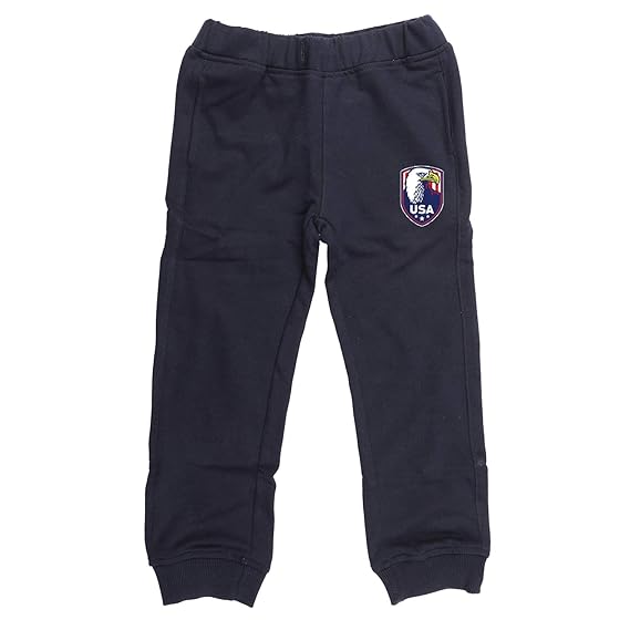 wear your mind Kids Unisex Cotton Poly Full Length Joggers - Navy Blue (KJ014.3)