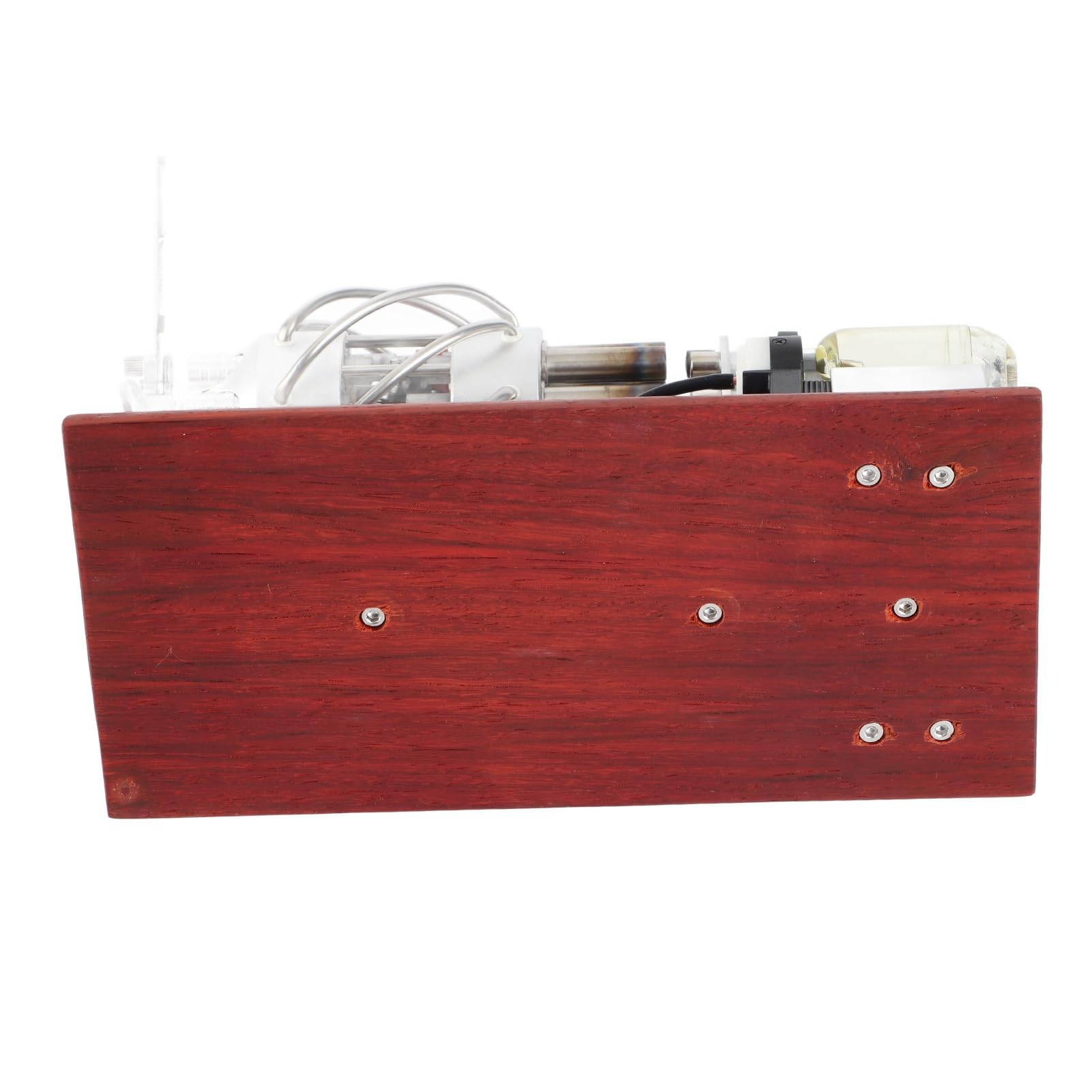 CHICIRIS Zestaw Modeli do Składania Silnika Stirlinga 16-cylindrowy Stabilny Generator Gorącego Powietrza Zabawka Edukacyjna dla Dzieci Projekty Naukowe Stop Aluminium + mahoń 7,9 X 3,9 X 6,1 Cala