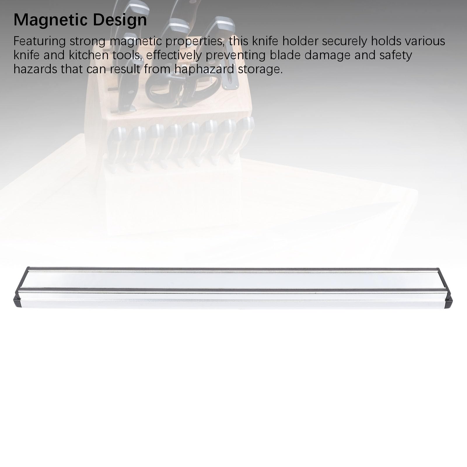 Magnetic Knife Strip for Wall, Magnetic Knife Holder for Wall Wall Mounted Magnetic Knife Bar Magnet Knife Holder Strip for Kitchen
