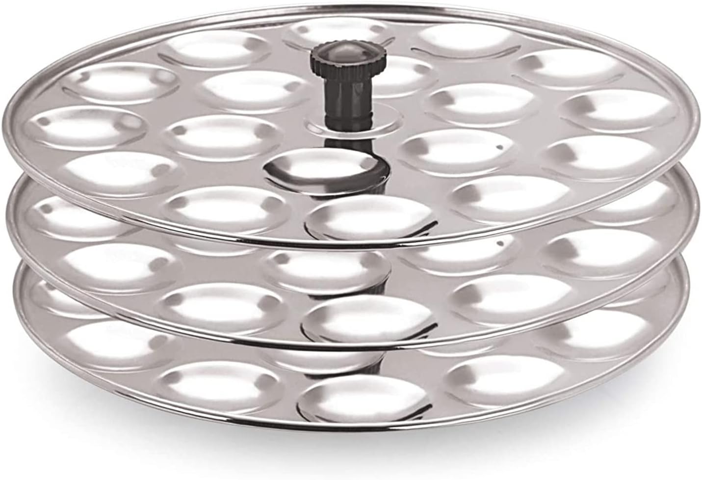 PANCA Idli Plate 54 Mini Idli 3 Plate Set, Non Stick Idly Plates Premium Idli Maker, Fits in All Idli Makers, Cookers