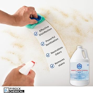 Sodium Hypochlorite 6.15% Commercial Liquid Bleach - Water Treatment, Pressure Washing, Surface Cleaner Disinfectant (4 Gallons)