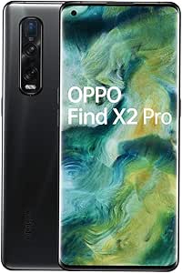 OPPO Find X2 Pro Smartphone , Display 6.7'' OLED, 3, Fotocamere,512GB NON Espandibili, RAM 12GB, Batteria 4260mAh, Single Sim, 2020 [Versione italiana], Ceramic black