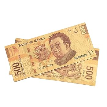 Amazon.co.jp: ゴールドメキシコペソ紙幣、1 500 1000ペソ
