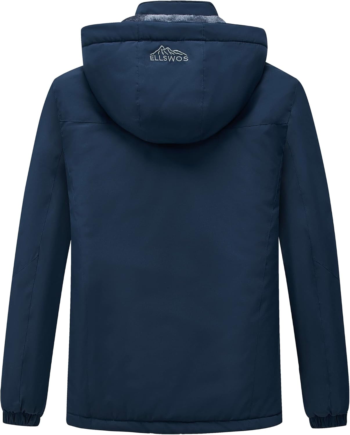 ELLSWOS Men's Waterproof Ski Jacket Winter Snow Coat Warm Hooded Raincoat Windproof Windbreakers - Image 4