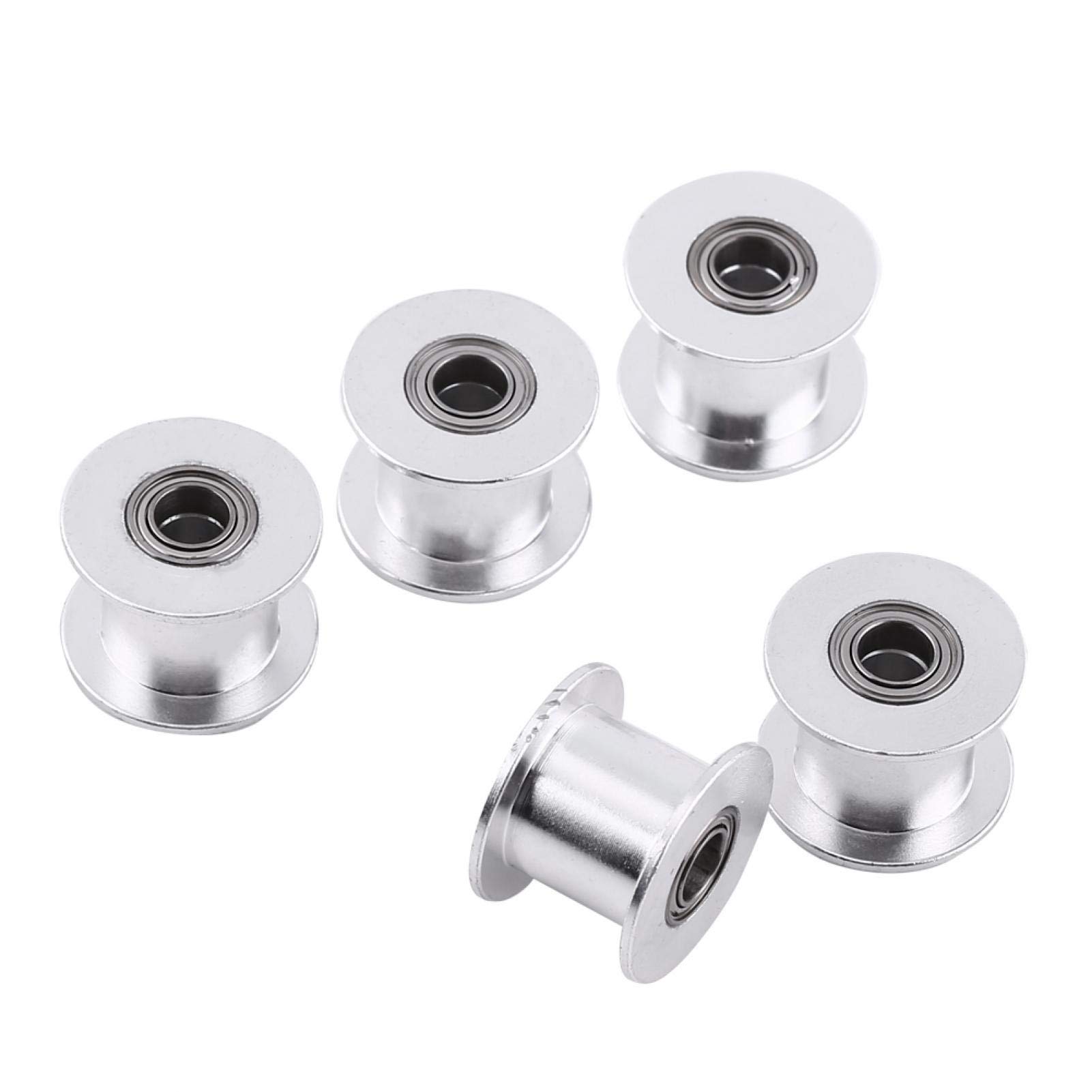 Correa de Distribución GT2 20 Dientes Polea Loca 10mm Ancho 5mm Diámetro para Impresora 3D