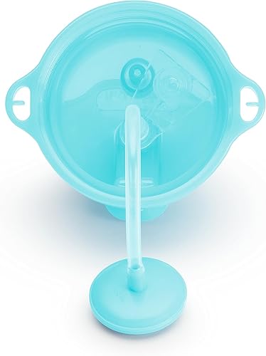 Vista 11 de Munchkin Any Angle - Vasos con popote para niños pequeños con tapa de bloqueo de clic, 10 onzas, paquete de 2, rosa/morado