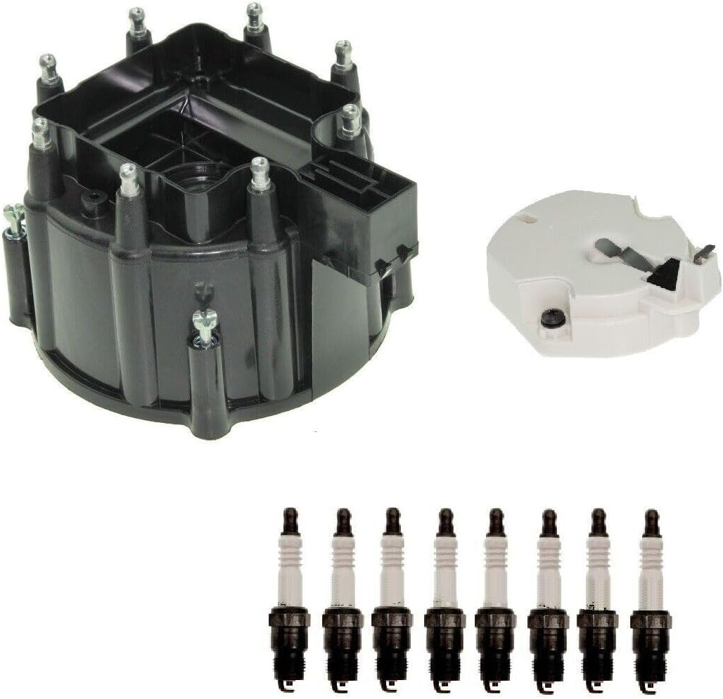 Replacement Distributor Rotor Cap and Spark Plugs Kit For LeSabre 1978 Ventura V8 Mechanics Choice for Buick