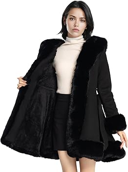 ジャケット・アウター IRENE FUR HOODED LEATHER JACKET IRENE FUR HOODED LEATHER JACKET