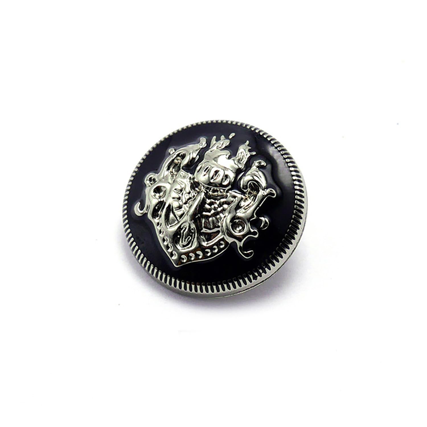 5 PCS Fashion Metal Gold Engraving Copper Button DIY for Handmade Clothing Accessories Coat Shank Buttons