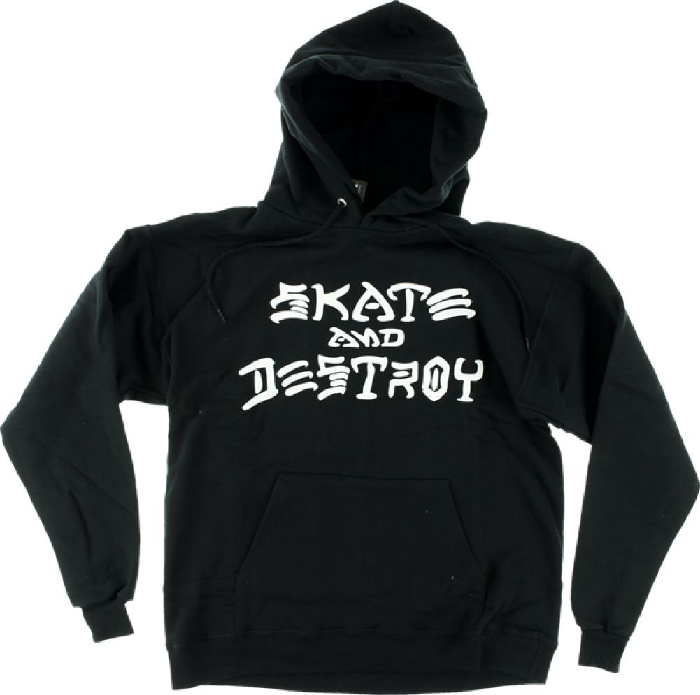 Skate and Destroy Hood Black