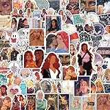 BAMAYSELF 193Pcs SJM Fantasy Book Stickers - Holographic Throne of Glass Stickers, Acotar Crescent City Throne of Glass Merch Gift, Waterproof Vinyl Glitter Bookish Sticker, iPad, Laptops