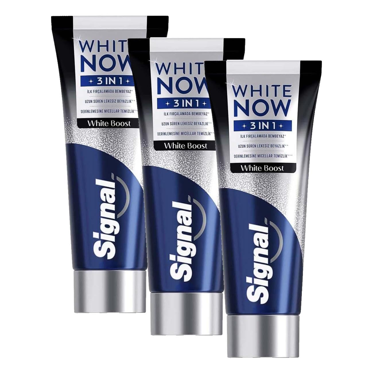 Signal White Now 3in1 White Boost Diş Macunu (3 paketi)