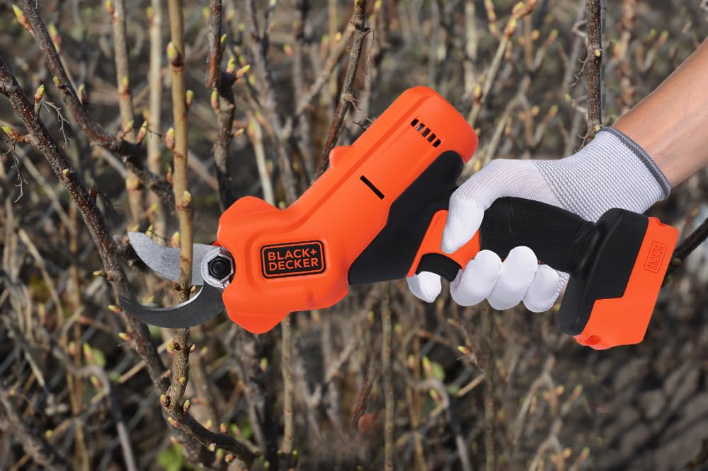 BLACK+DECKER BCPP18B-XJ - Podadora 18V sin batería y cargador, Facilidad de uso, Capacidad de corte de 25mm, Buena Autonomía