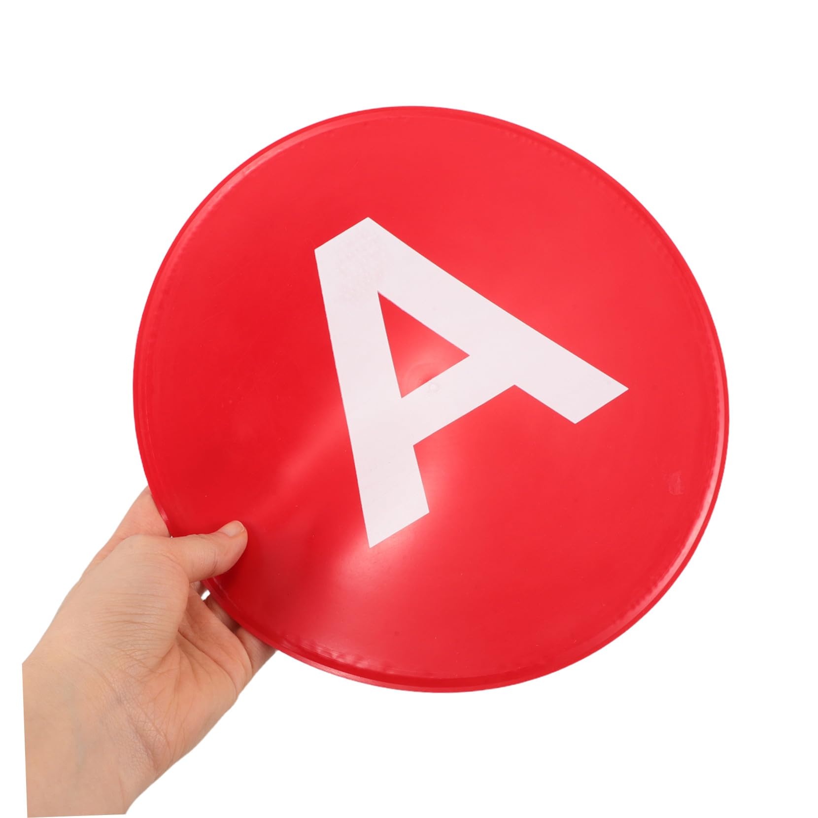 Toddmomy 9pezzi Dischi Logo Lettere per Allenamento Calcio Indicatori Visibili per Esercizi di Agilità Attrezzatura Sportiva per Allenatori e Giochi di Gruppo