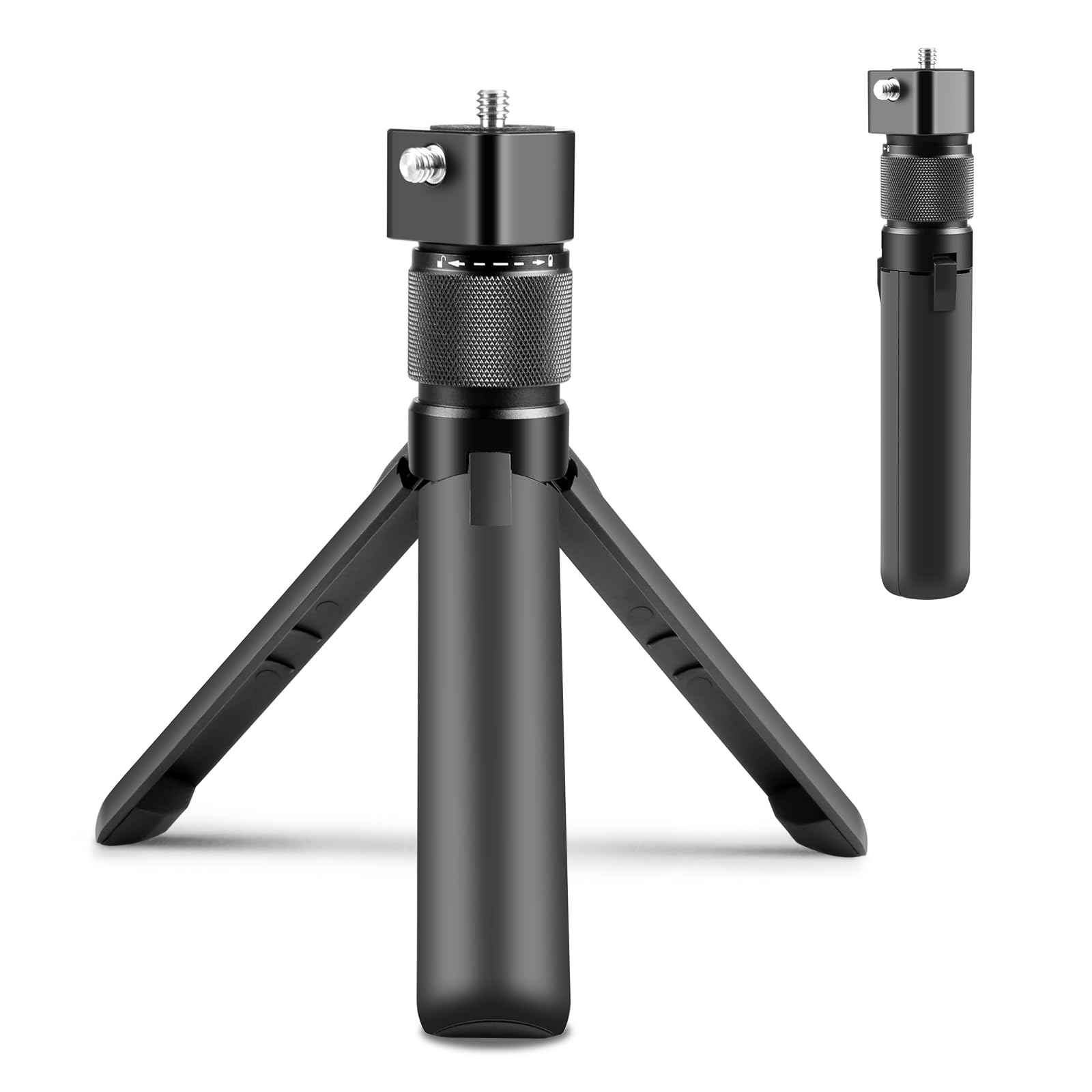 PULUZ Bullet Time Handle Tripod Multi-Functional Tabletop Fold Tripod for insta360 Insta 360 X4 X3, ONE RS, ONE X2, X3, X4 Gopro Go pro Hero 13 12 11 10 5 4 3 Camera Accessories