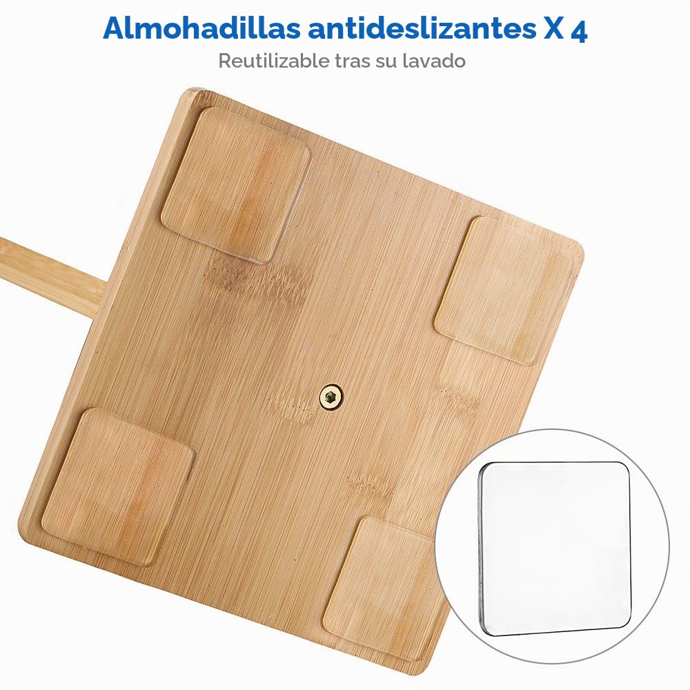 Soporte de papel higiénico independiente de bambú Soporte de rollo de almacenamiento Ideal para 5 rollos de papel higiénico Soporte y organizador 2 en 1 Ahorro de espacio Sin taladrar 72 cm | Soporte de rollo de almacenamiento Ideal de papel higiénico Sop