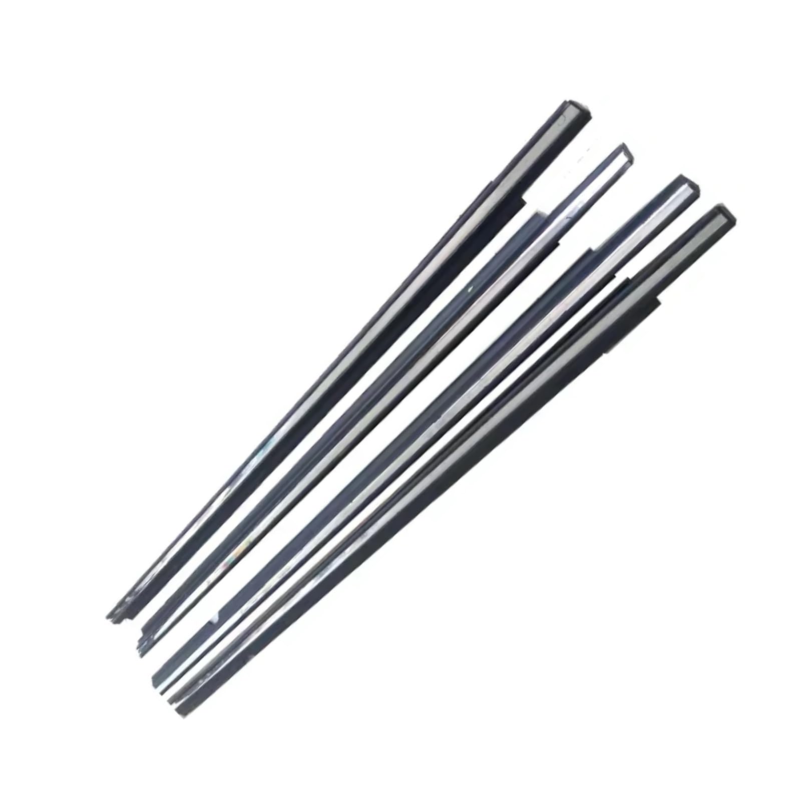 Automotive Window Seals Compatible with Toyota for Corolla Sedan 2008-2013 4pcs Window Front Rear Trim Belt Sealing Strips 7573012300 7571002210(Chrome)