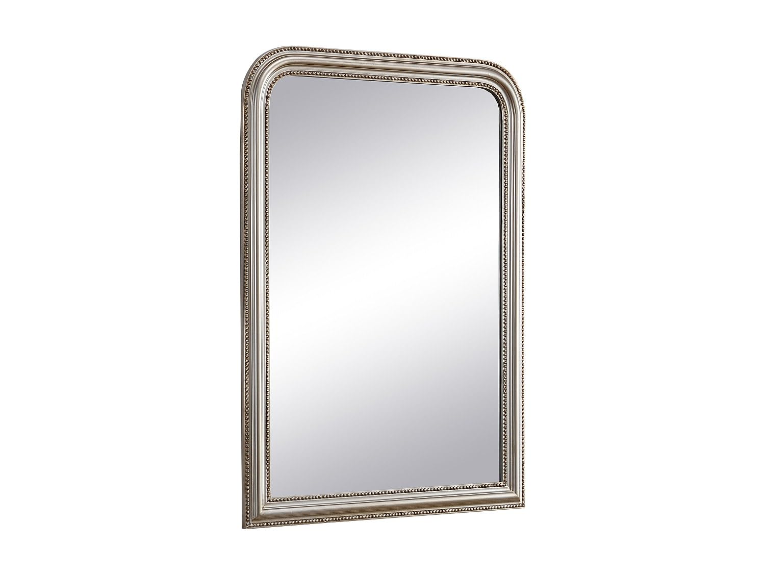 Vente-unique Espejo Estilo Vintage de Madera de Paulownia ñ 80 x 110 cm ñ Champ·n ñ Heloise