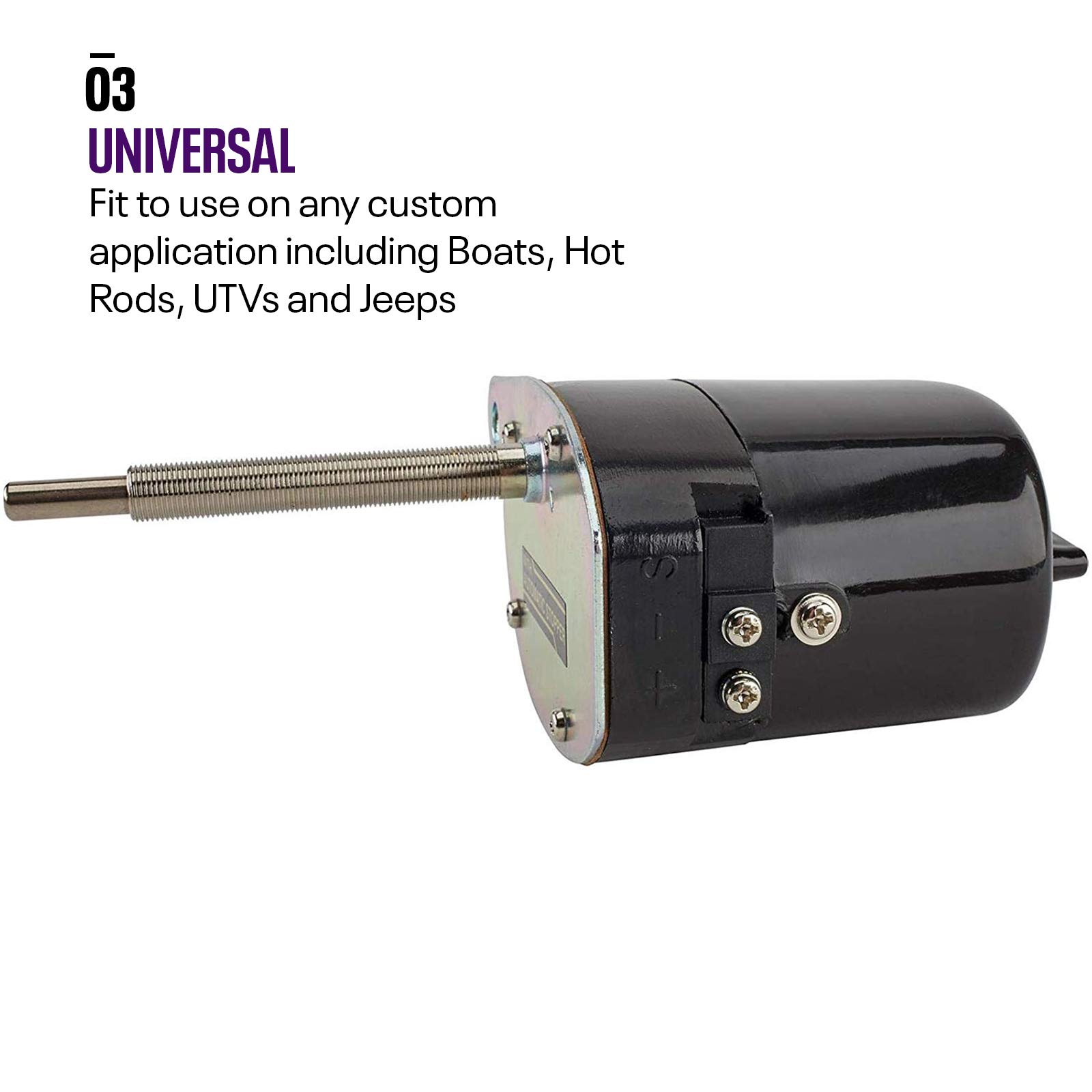 Universal Electric Windshield Wiper Motor Kit, 12Volt Motor Buy