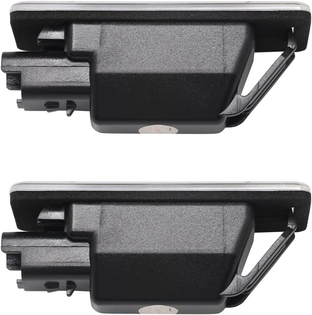 AUTO-STYLE Set LED License Plate Lights compatible with Citroën/Peugeot various models - Version 2