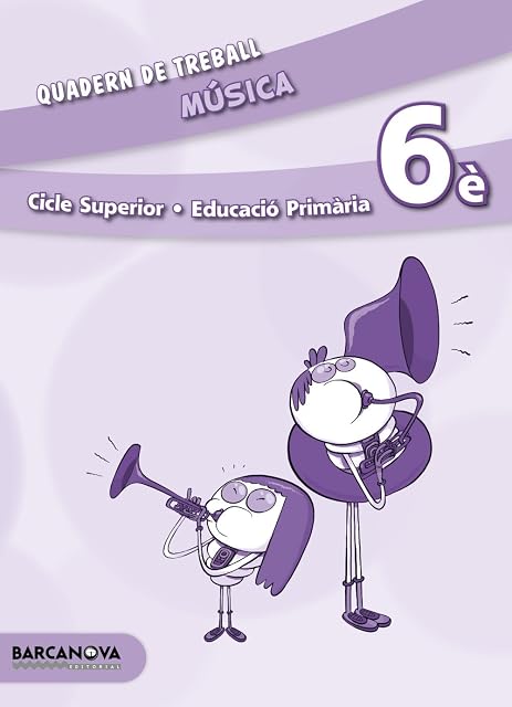 Portada de Música Cm. Quadern 6º Educacion Primaria Catalunya / Illes Balears