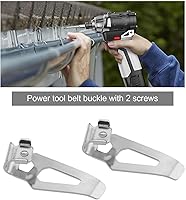 Vista 2 de eMagTech 2 ganchos de clip para cinturón compatibles con Milwaukee M12 12V Impact Driver Hammer Drill Herramientas eléctricas piezas de repuesto