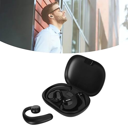 Miniatura 2 de Traductor de auriculares, traducción en tiempo real GT01 Traductor de idiomas Auriculares 5.3 Reducción de ruido para aprendizaje de negocios (negro)