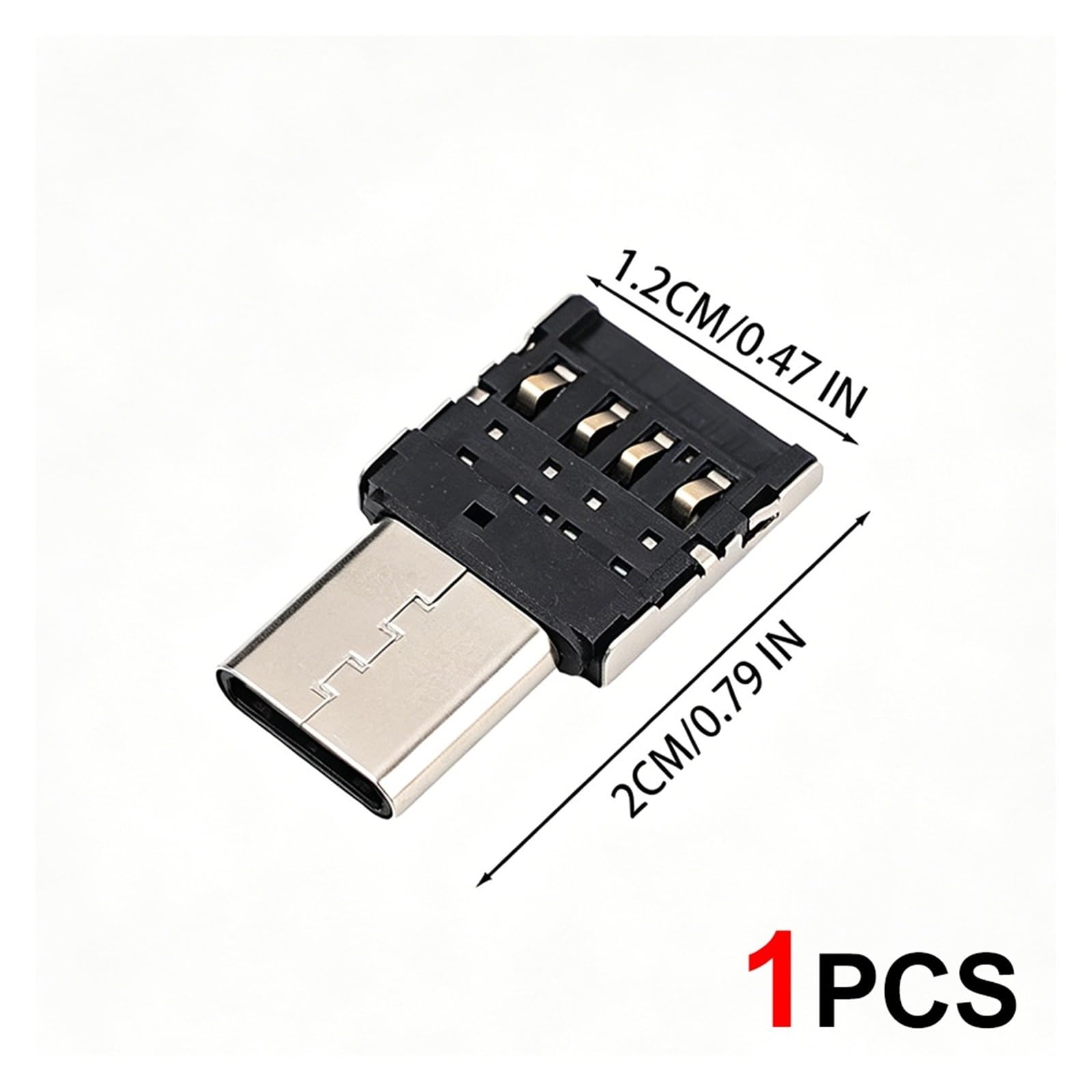 Cable adaptador USB C a USB tipo C OTG para tablet (1 unidad)