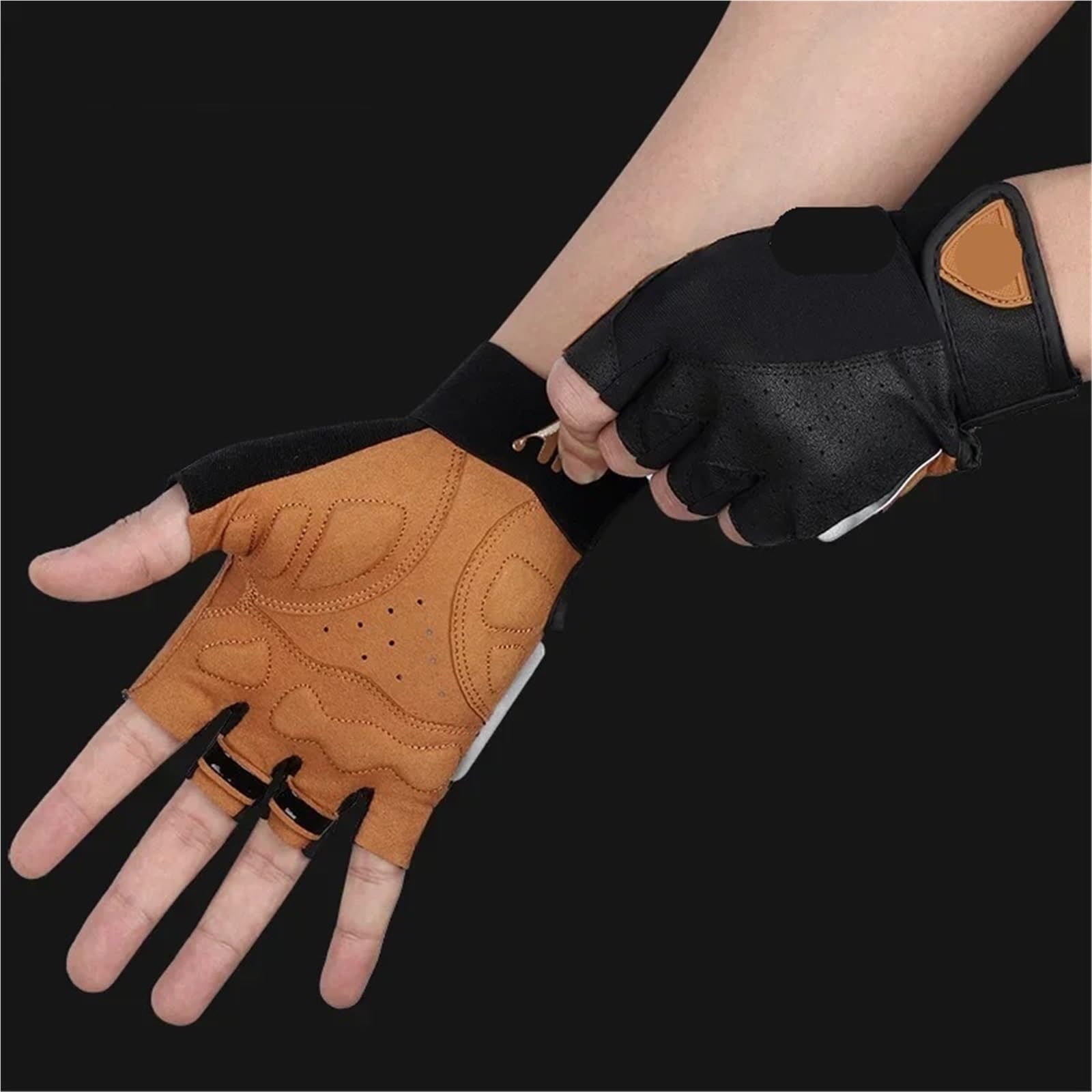 Guanti Da Palestra Guanti da palestra mountain bike strada Mezze dita Attrezzatura ciclismo estiva antiscivolo for fitness senza