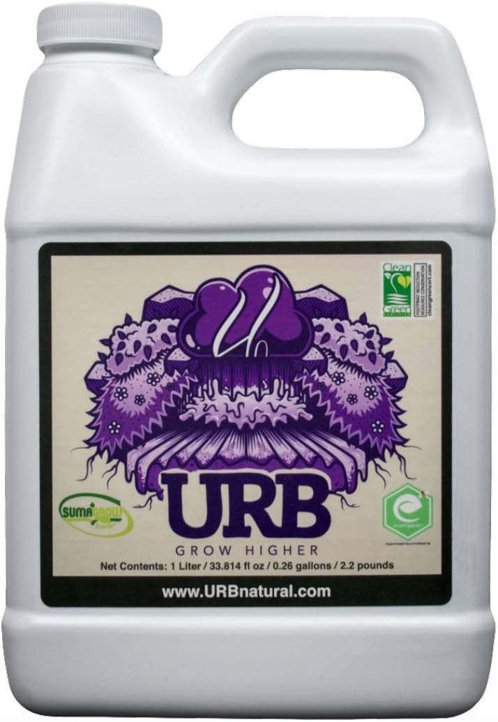 PHOUPHO LED Light Up Ice Cubes Hackerdom URB Natural 1 Liter Bottle by URB Sciences, Inc