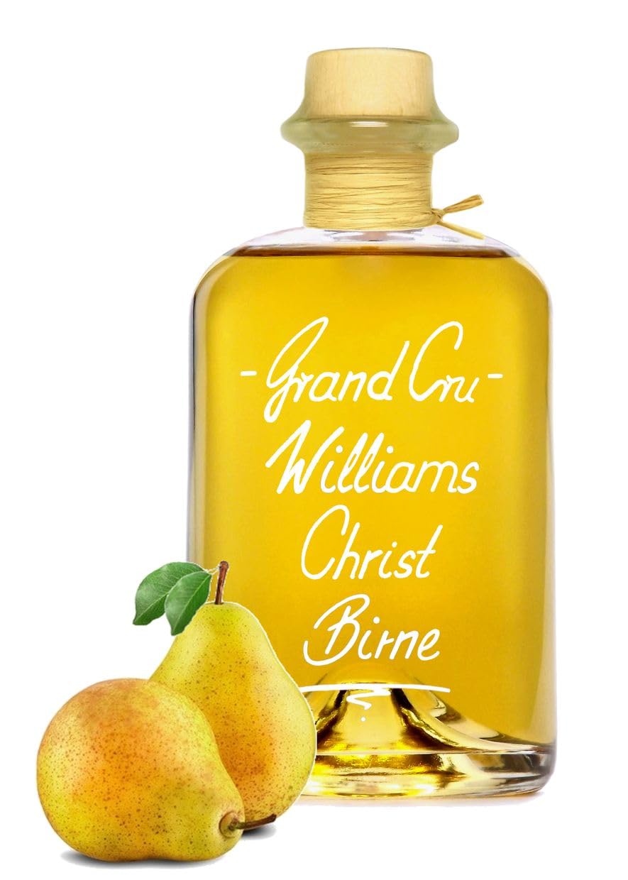 Grand Cru Williams Christ Birne 0,5L fruchtig & weich Edelspirituose Schnaps 40% Vol. Birnenschnaps Birnenspirituose