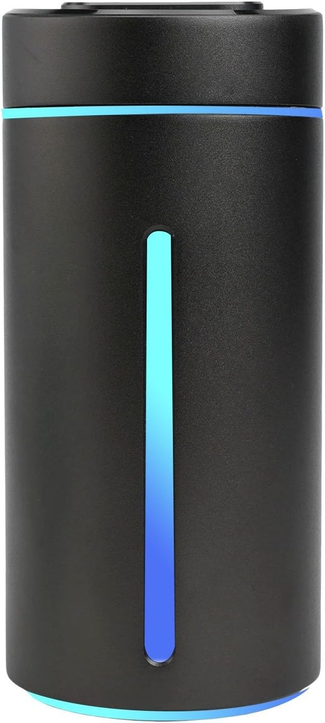 Rechargeable Dual Nozzle Car Diffuser and for MINI Humidifier with Automatic Activation, Sleep Mode, USB-C Charging, and Up to 30-Day Battery Life for Portable Aromatherapy and Air Freshening in Cars,