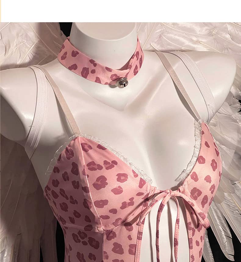 SNOMYRS Sexy Cosplay Bunny Costume Anime Pink Rabbit Role Playing Lingerie For Women Bodysuit Bunny Suit With Rabbit Ears