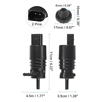 Amazon.com: ACROPIX Windshield Washer Motor Pump Fit for