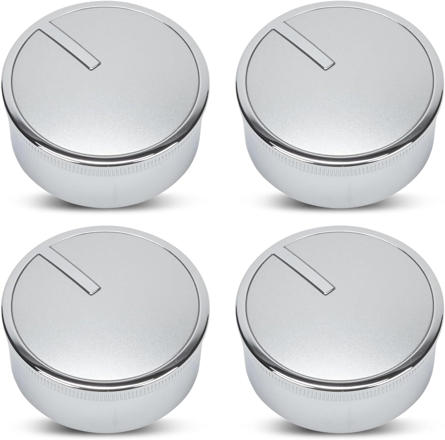 4 Pack WPW10437088 W10437088 Control Knob Range Surface Burner Control Knob Compatible with Whirlpool Ranges