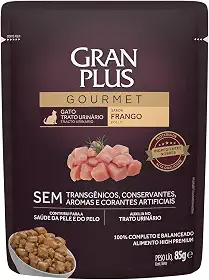Ração Úmida Sachê GranPlus para Gatos Trato Urinário Sabor Frango 85g