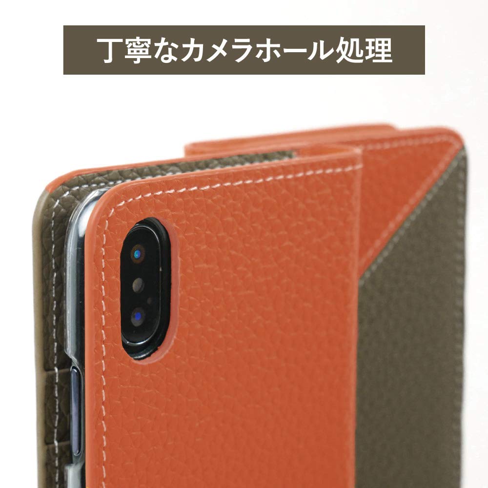 iPhone15Pro Max 本革ケース　新品未使用　オレンジ 財布 ケース iPhone15 Pro 高級 牛革 本革 カバー オレンジ