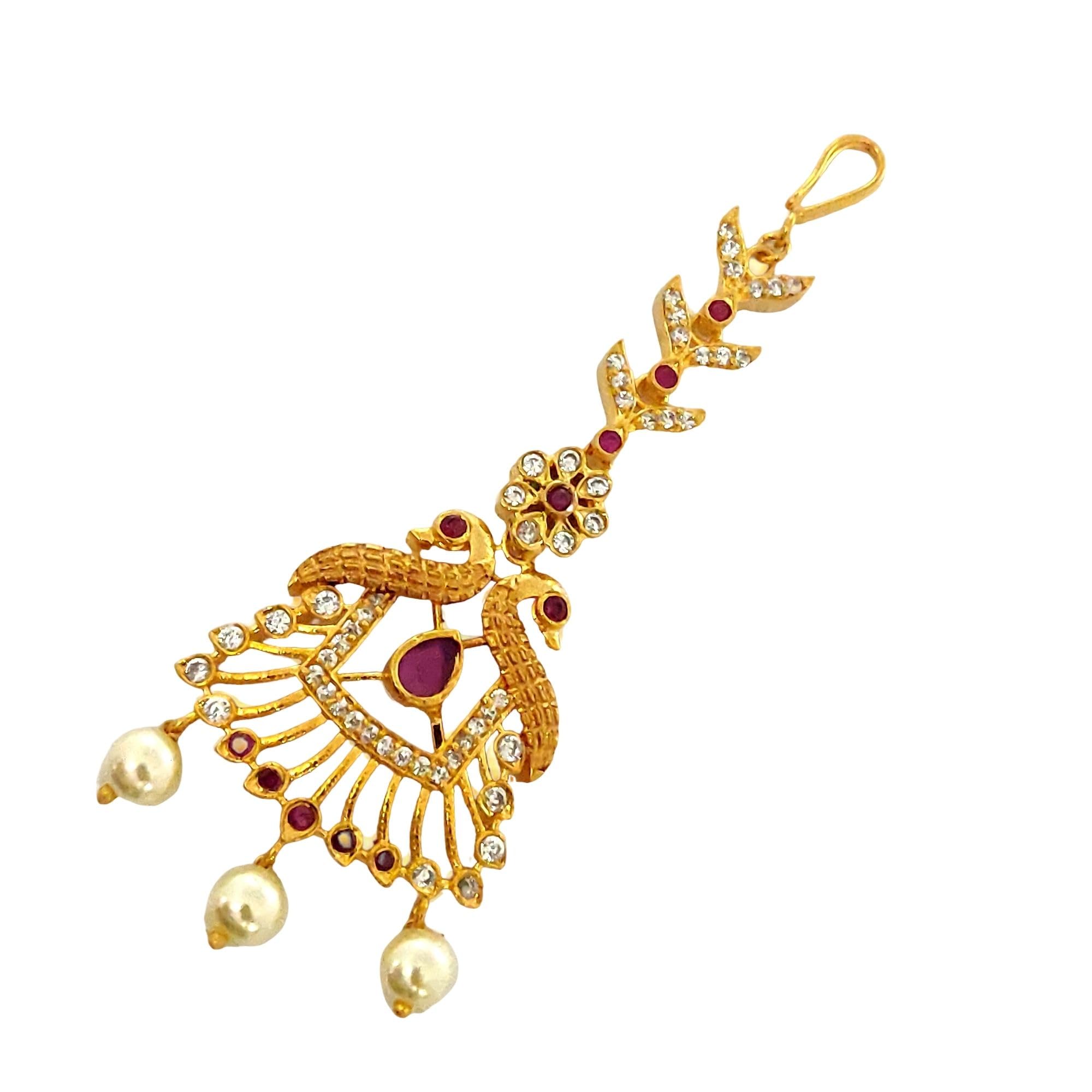 opal touch Velvet Dreams Peacock with Pearl Tika-picture-34