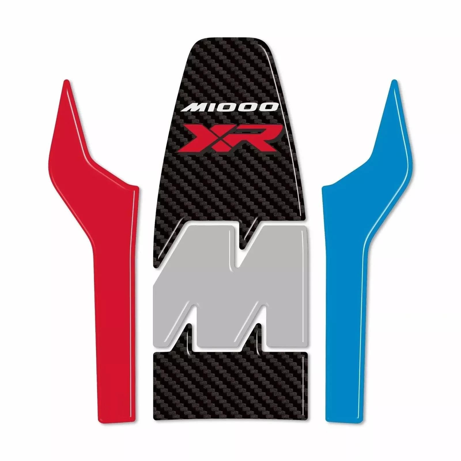 Adesivo per Serbatoio Carburante Moto per BMW M1000XR M 1000 M1000 XR Protezione AntiGraffio per Serbatoio Adesivo Serbatoio Moto Protezione Serbatoio(Imposta 2)