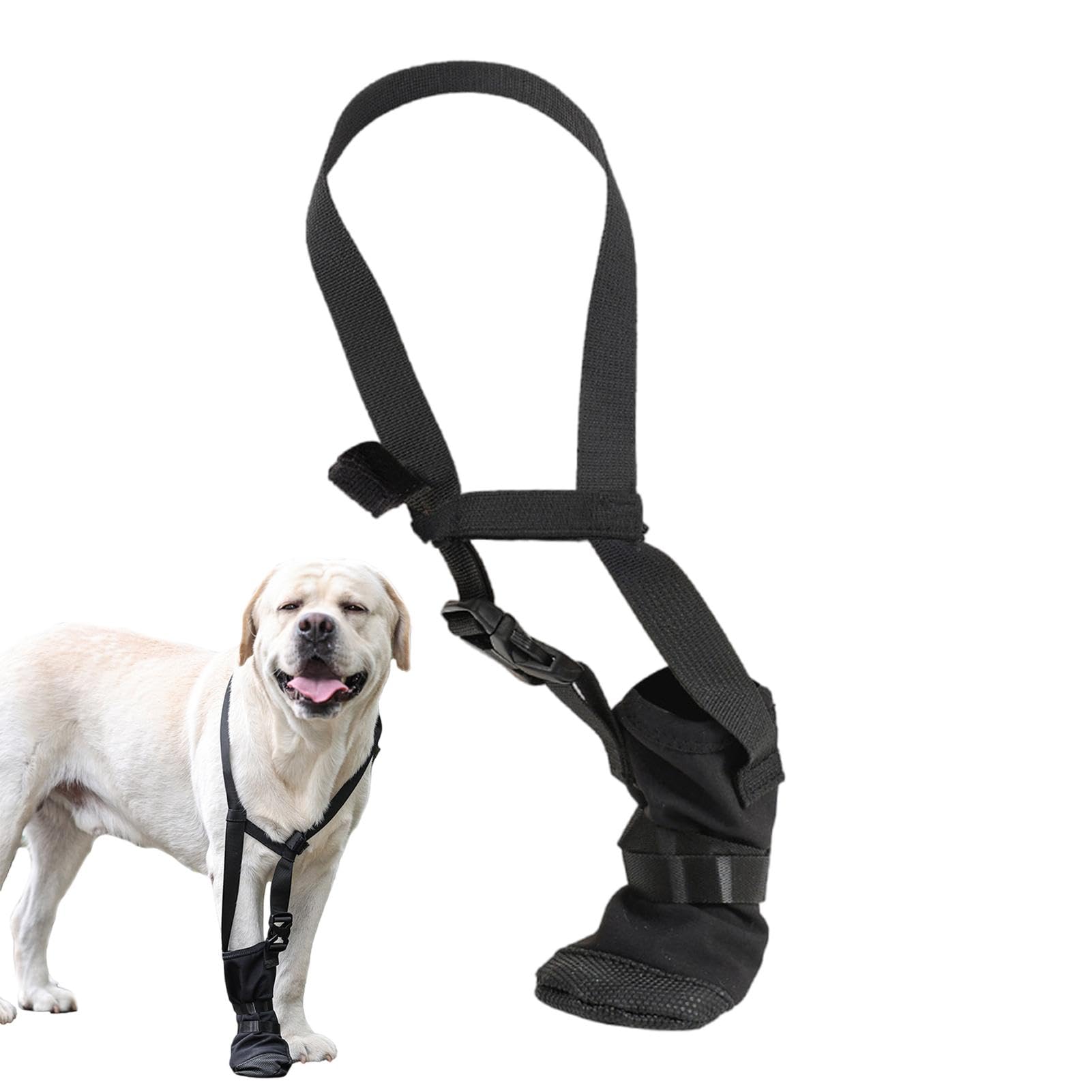 lisutupode Dog Paw Booties - Anti-Slip Soft Dog Shoes Paw Protector | Pet Supplies Front Paw Anti-Licking Aid, Puppy Paw Protectors for Walking Travel