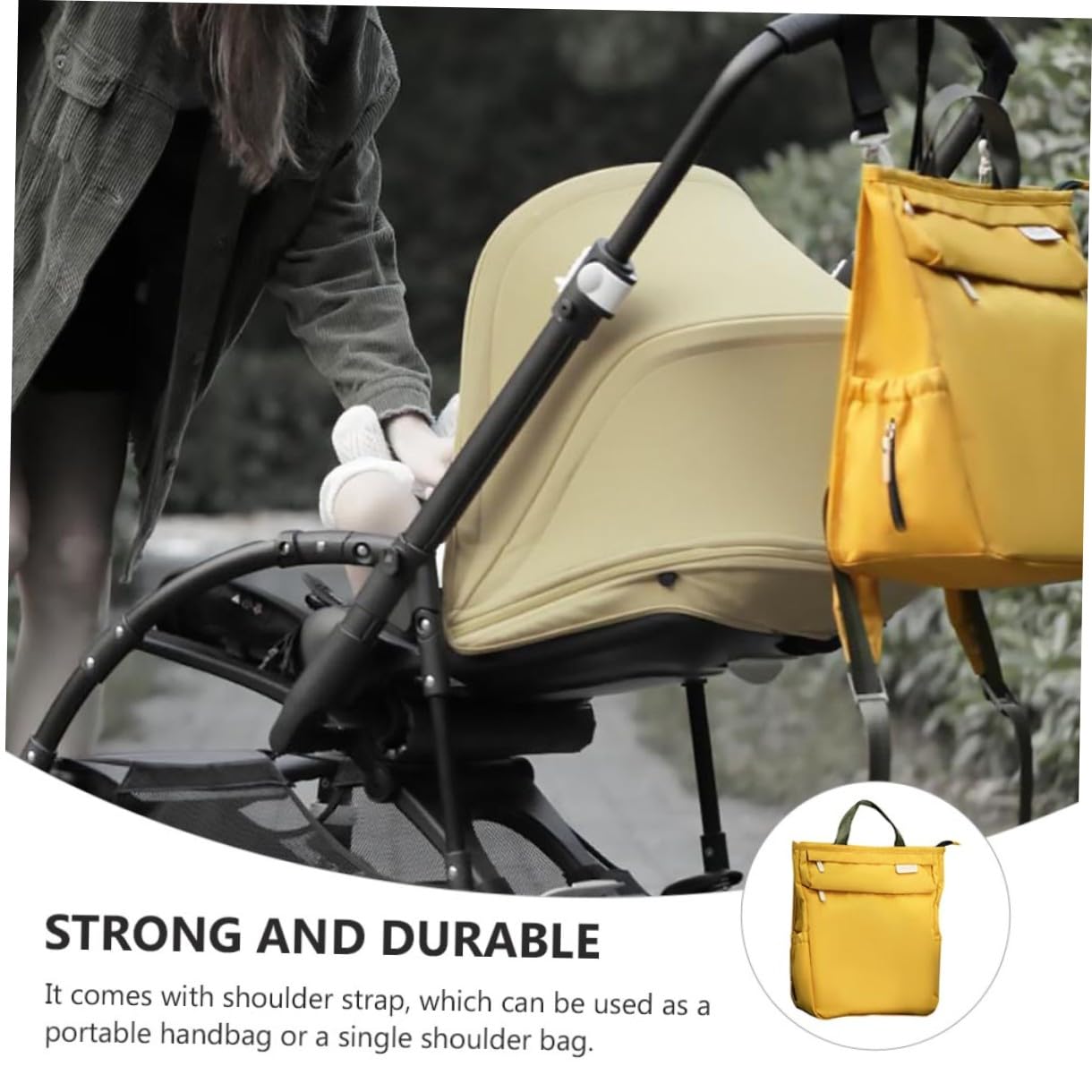 Wickelrucksack für Stilltasche Organizer für Windeln und Wickelutensilien Babypflegerucksack aus Hochwertigem Material mit Praktischer Befestigung für Kinderwagen