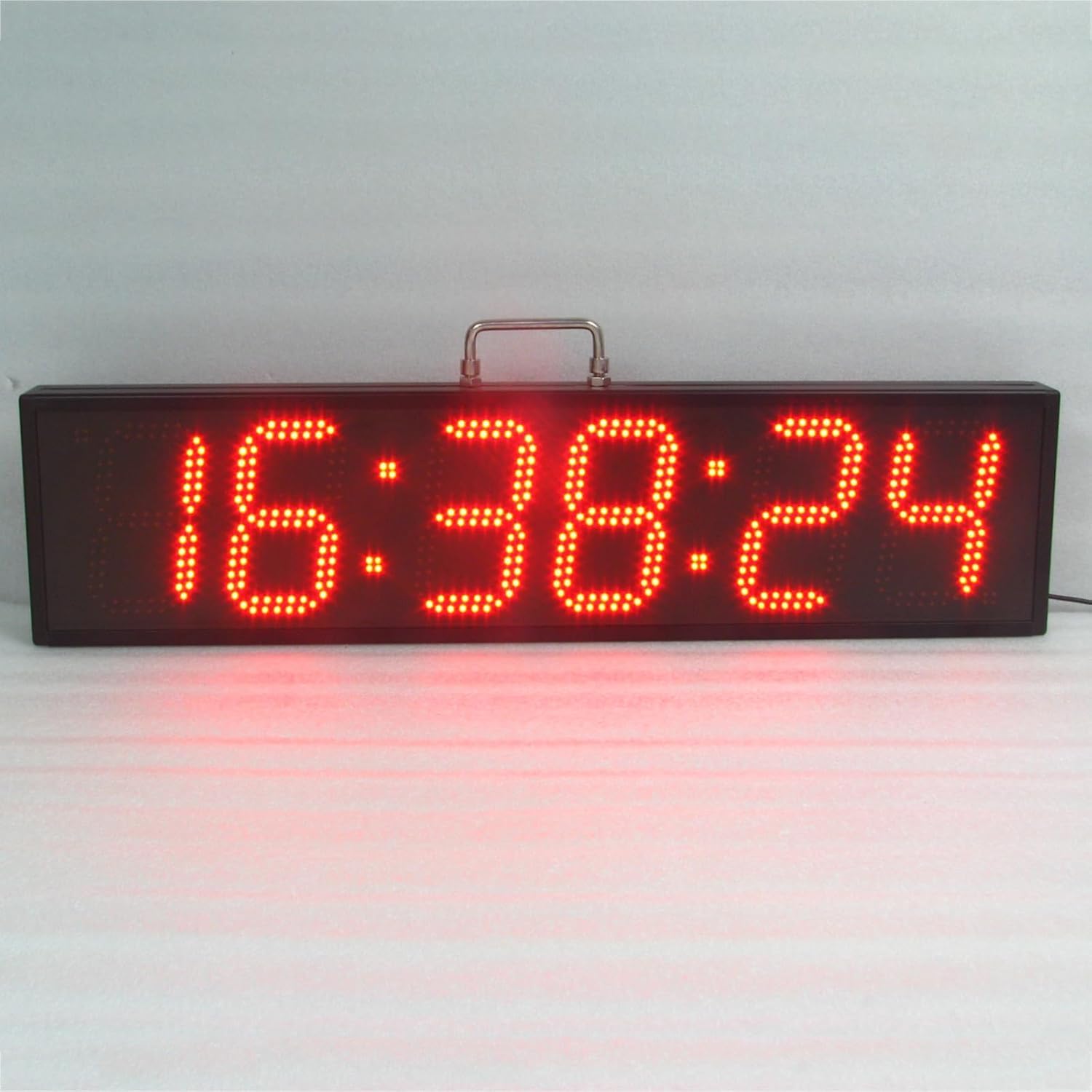 Timer da gara a LED, orologio digitale impermeabile, conto alla rovescia e fino a 3 livelli di luminosità, telecomando per eventi di maratona all'aperto