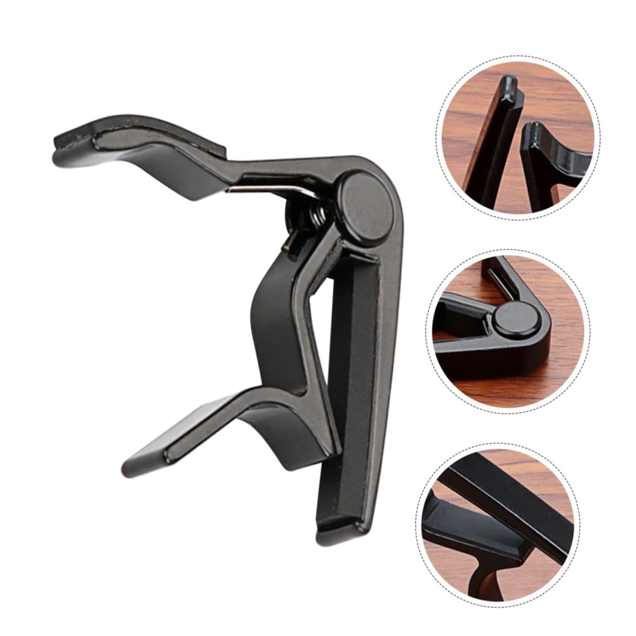 TOYANDONA 4piezas Capo Para Guitarra Acústica y Eléctrica Ligero y Portátil Fácil Para Transposición Musical Adecuado Para Ukulele y Guitarra Folk