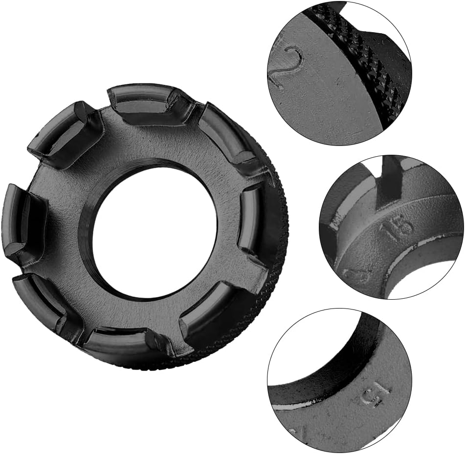 MAYUCYING 2 Pcs 8 Way Bike Spoke Wrench Bike Wheel Spanner Wrench Bike